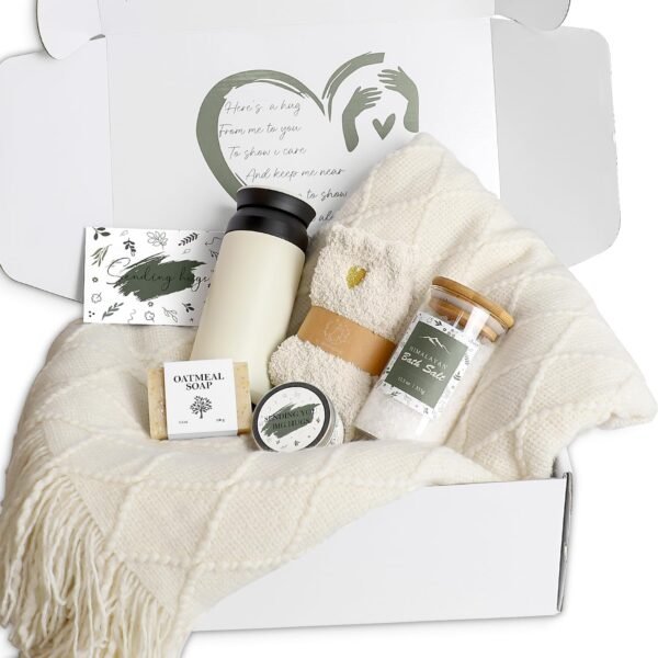 Self Care Gifts for Women, Get Well Gifts for Women, Sympathy Gift Baskets, Get Well Soon Care Package, Inspirational Gifts for Women, Encouragement Gifts Baskets for Women, Sending Hug Gifts