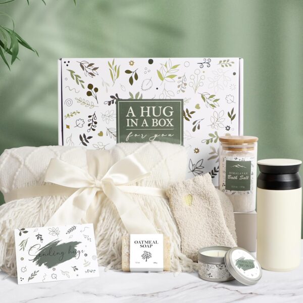 Self Care Gifts for Women, Get Well Gifts for Women, Sympathy Gift Baskets, Get Well Soon Care Package, Inspirational Gifts for Women, Encouragement Gifts Baskets for Women, Sending Hug Gifts - Image 2