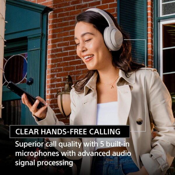 Sony WH-1000XM4 Wireless Premium Noise Canceling Overhead Headphones with Mic for Phone-Call and Alexa Voice Control, Midnight Blue WH1000XM4 - Image 2