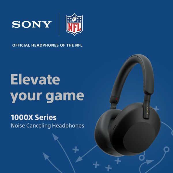 Sony WH-1000XM5 The Best Wireless Noise Canceling Headphones, Auto NC Optimizer, 30-Hour Battery, Alexa Voice Control, Black - Image 2