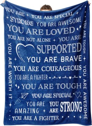 SteadStyle Blanket Gifts for Women or Men - Get Well Blanket, Inspirational Gifts for Her Him, Feel Better After Surgery Present, Thinking of You Gift for Mom Friend Sister Coworker, 60'' x 50''