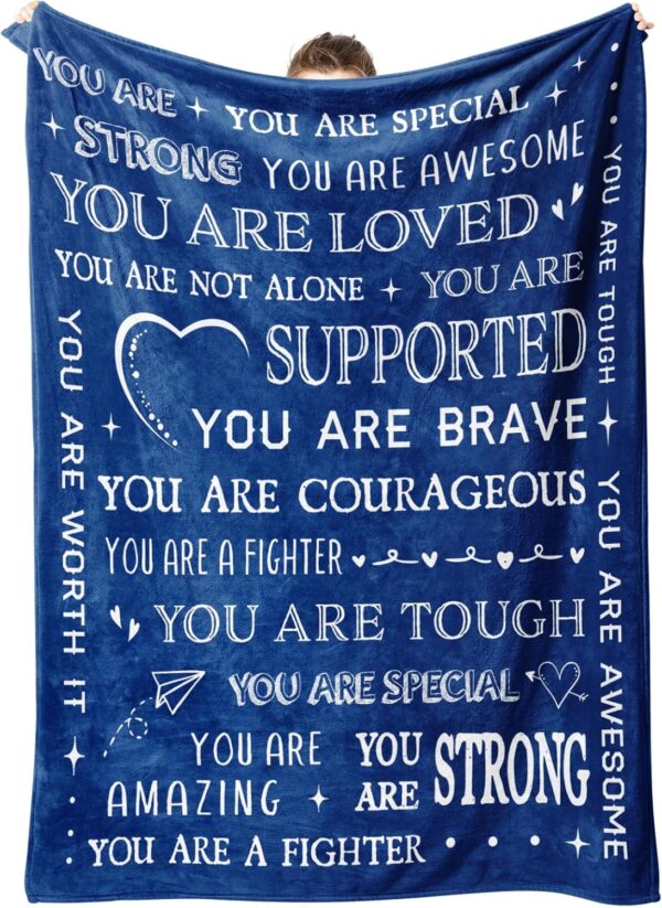 SteadStyle Blanket Gifts for Women or Men - Get Well Blanket, Inspirational Gifts for Her Him, Feel Better After Surgery Present, Thinking of You Gift for Mom Friend Sister Coworker, 60'' x 50''