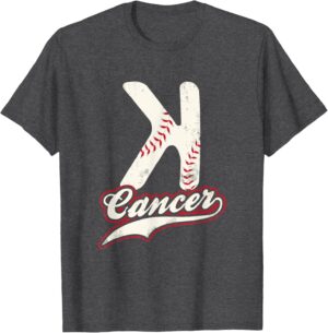 StriKe Out Cancer T-Shirt Trendy Baseball Shirt To Support T-Shirt