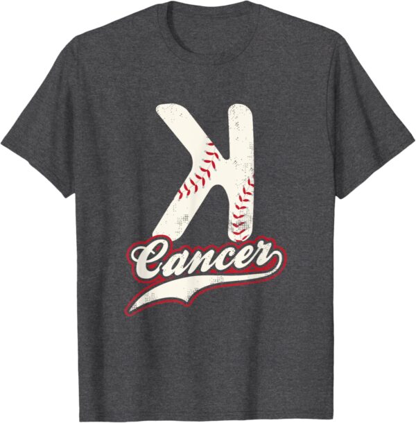 StriKe Out Cancer T-Shirt Trendy Baseball Shirt To Support T-Shirt