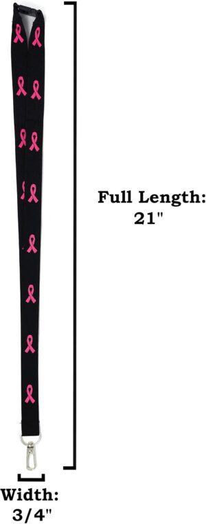Vinylcation-Pink-Awareness-Ribbon-Lanyard-for-Supporting-Breast-Cancer-and-Many-More-Great-Causes-Keychain-and-ID-Holder-for-Keys-or-Badge-Durable-Woven-Polyester.jpg